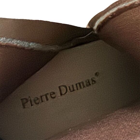 Pierre Dumas Women's Brown Fringe Block Heel Ankle Boots Western Size 6 - Picture 9 of 9